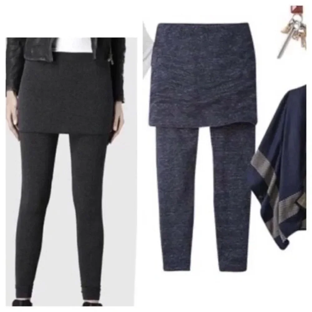CABI M'Leggings Space Dye Charcoal Gray XS #3210 NWOT